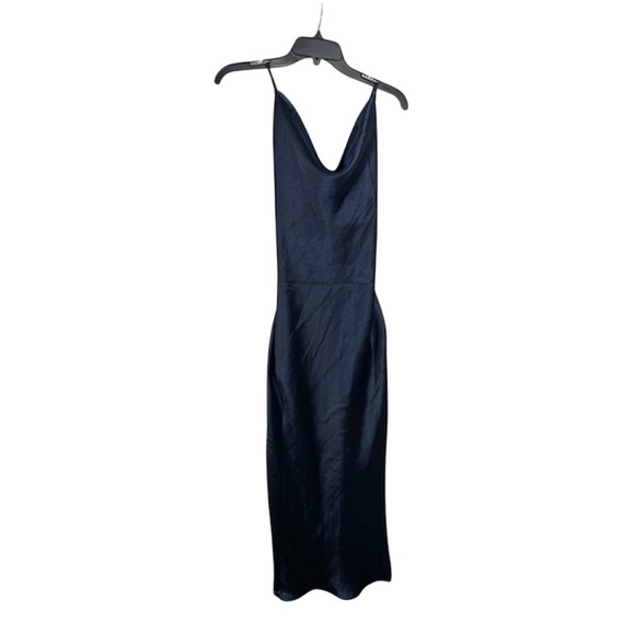 ASOS midi statin cowl‎ neck dress! - Picture 1 of 4